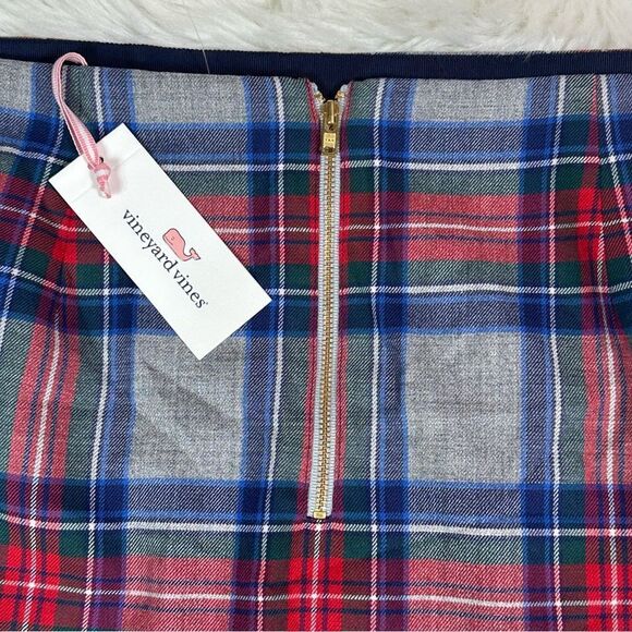 Vineyard Vines Red and Blue Plaid Mini Skirt - Picture 10 of 12